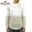 【ポイント10倍 5/1 0:00～5/1 23:59】 ホリスター ロンT メンズ 正規品 HOLLISTER 長袖Tシャツ クルーネックTシャツ タイダイTシャツ Tie-Dye Curved Hem T-Shirt 324-368-0689-406