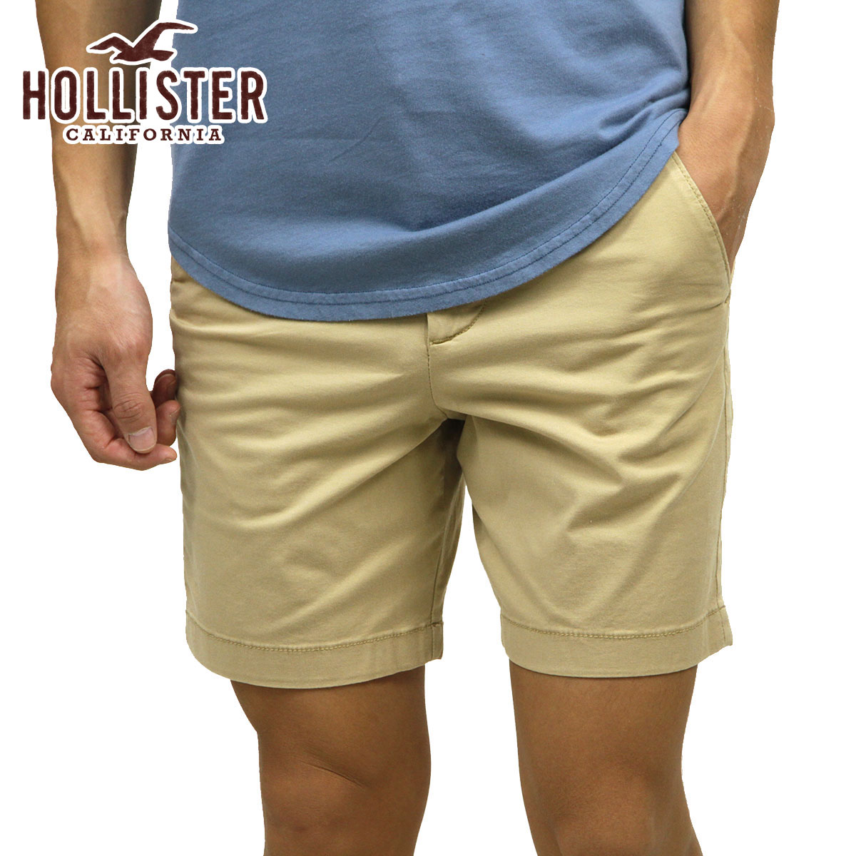 ۥꥹ 硼ȥѥ   HOLLISTER ܥȥॹ åȥϡեѥ Epic Flex Beach Prep Short 7 in 328-281-0979-475