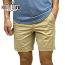 ホリスター 服 メンズ ホリスター ショートパンツ メンズ 正規品 HOLLISTER ボトムス コットンハーフパンツ Epic Flex Beach Prep Short 7 in 328-281-0979-475