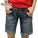 zX^[ V[gpc Y Ki HOLLISTER {gX Classic Fit Denim Shorts Inseam 7 Inches 328-280-0013-023 D20S30