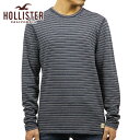 ホリスター 服 メンズ ホリスター ロンT メンズ 正規品 HOLLISTER 長袖Tシャツ Stripe Terry Crew T-Shirt 324-369-1209-204 D00S20