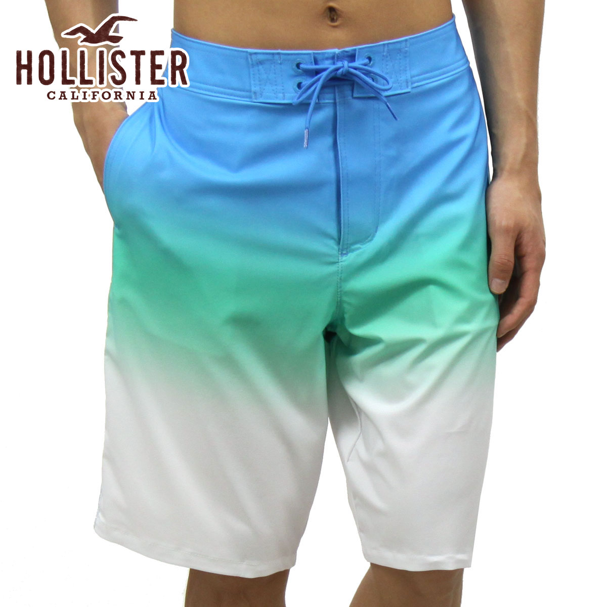 ホリスター 水着 メンズ 正規品 HOLLISTER スイムパンツ Cali Longboard Fit Boardshorts 333-340-0564-305 父の日 プレゼント ラッピング