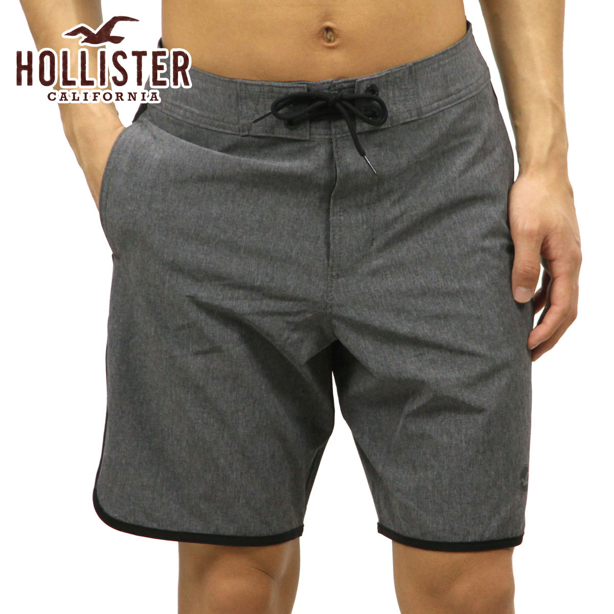 ホリスター 水着 メンズ 正規品 HOLLISTER スイムパンツ Classic Fit Stretch Boardshorts 333-340-0557-902 父の日 プレゼント ラッピング