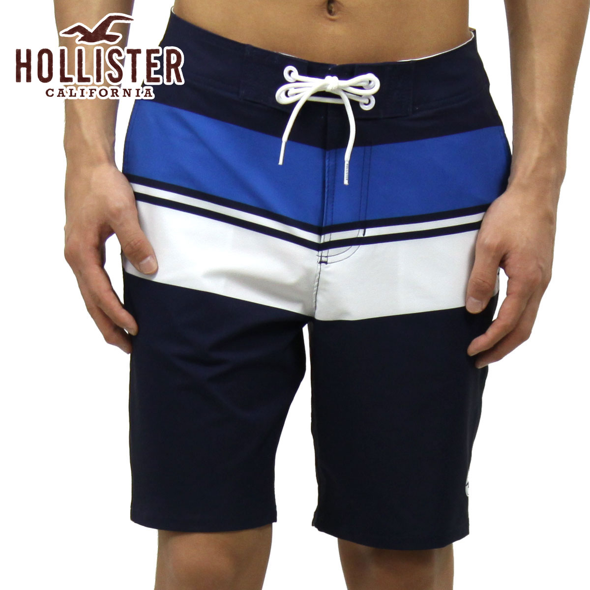 ホリスター 水着 メンズ 正規品 HOLLISTER スイムパンツ Classic Fit Stretch Boardshorts 333-340-0569-205 父の日 プレゼント ラッピング