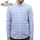 ホリスター 【ポイント10倍 3/21 20:00～3/27 1:59】 ホリスター シャツ メンズ 正規品 HOLLISTER 長袖シャツ ボタンダウンシャツ Stretch Poplin Shirt Epic Flex 325-259-1772-219