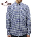 ホリスター シャツ メンズ 正規品 HOLLISTER 長袖シャツ ボタンダウンシャツ Stretch Poplin Shirt Epic Flex 325-2...