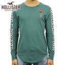 ホリスター ロンT メンズ 正規品 HOLLISTER 長袖Tシャツ Rose Logo Graphic Tee 323-243-2365-300