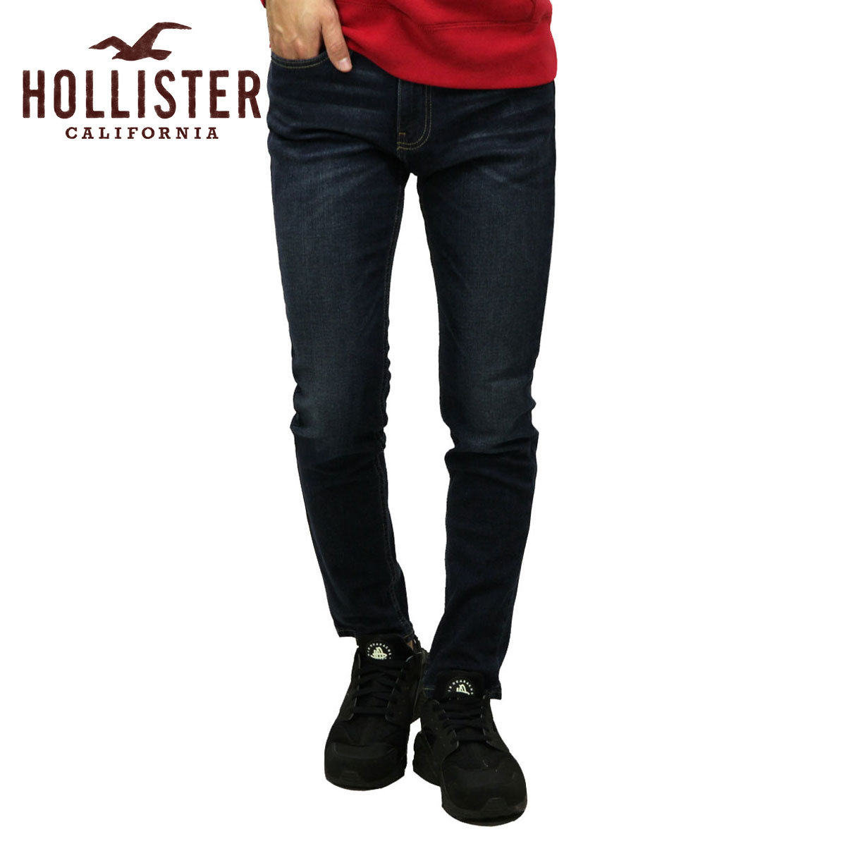 【ポイント10倍 5/9 20:00～5/16 1:59】 ホリスター ジーンズ メンズ 正規品 HOLLISTER スキニージーンズ ジーパン Hollister Epic Flex Skinny Jeans 331-380-0974-276