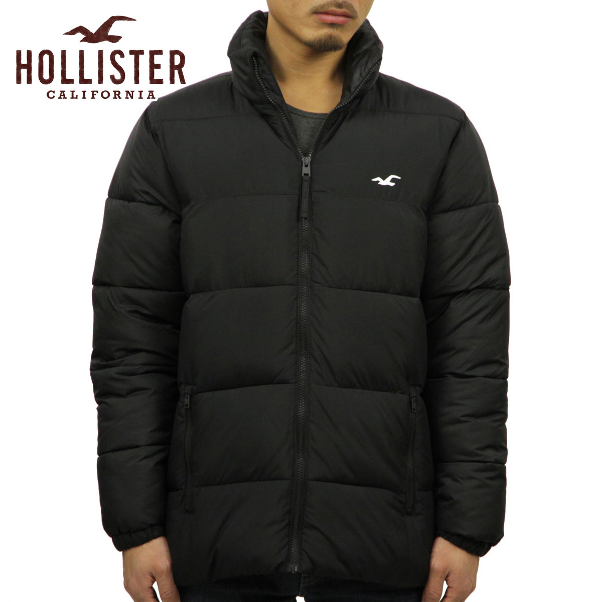 ホリスター アウター メンズ 正規品 HOLLISTER ジャケット パファージャケット Puffer Jacket 332-324-0415-900