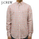 ジェイクルー シャツ メンズ 正規品 J.CREW 長袖シャツ ボタンダウンシャツ LIGHTWEIGHT CHECK SHIRT RED-BLUE D20S30
