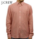 40%OFFクーポンセール  ジェイクルー シャツ メンズ 正規品 J.CREW 長袖シャツ ワークシャツ SLIM LIGHTWEIGHT CHAMBRAY SHIRT ORANGE D