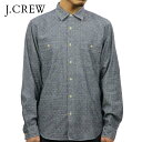 ジェイクルー ジェイクルー J.CREW 正規品 メンズ 長袖シャンブレーシャツ Dot Chambray Shirts 03833 D20S30