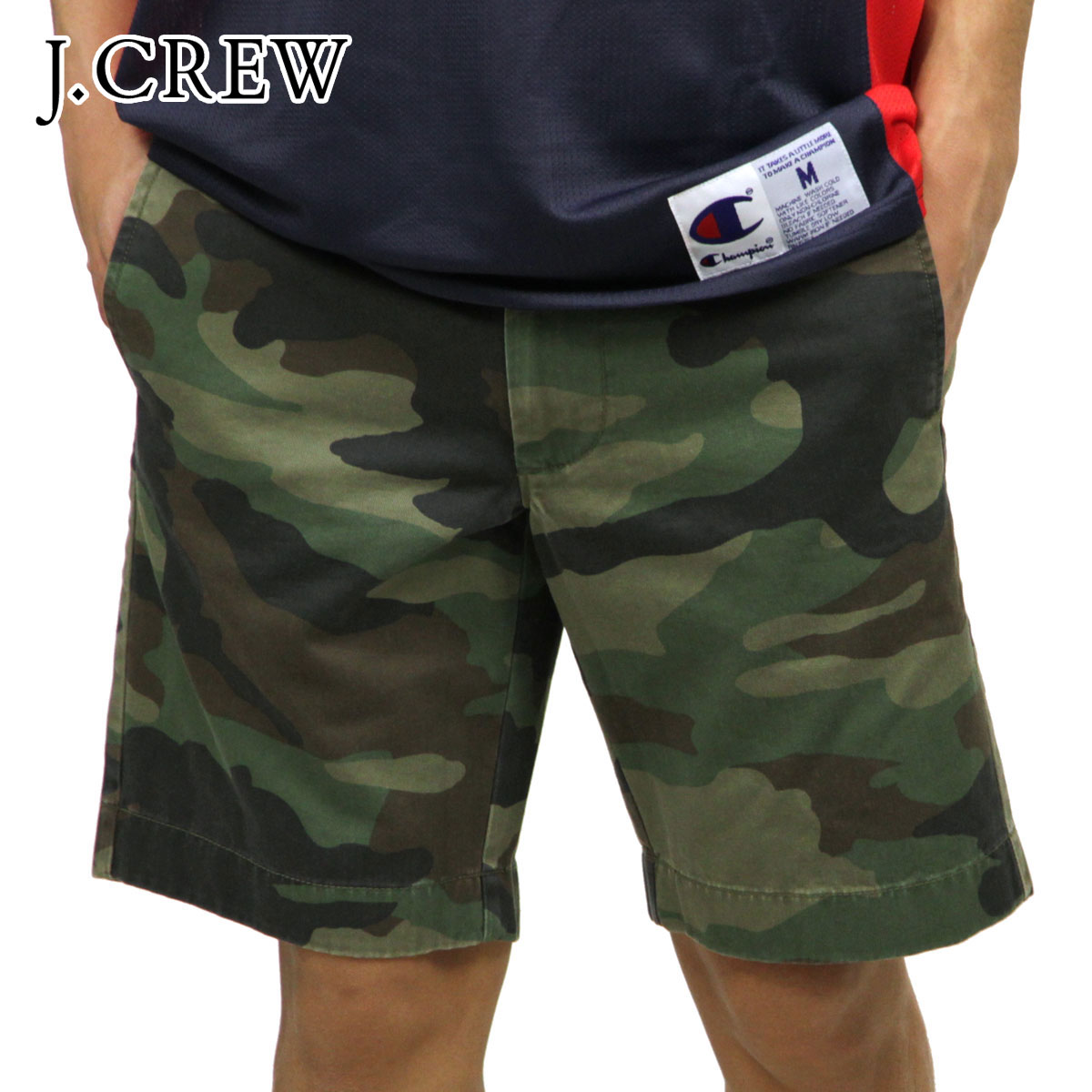 楽天ブランド品セレクトショップ MIXONジェイクルー ショートパンツ メンズ 正規品 J.CREW ボトムス 9 GRAMERCY SHORT IN CAMO D20S30 父の日 プレゼント ラッピング