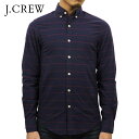 ジェイクルー ジェイクルー シャツ メンズ 正規品 J.CREW 長袖シャツ SLIM WASHED SHIRT IN HORIZONTAL STRIPE D20S