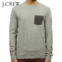 WFCN[ T Y Ki J.CREW TVc SLIM LONG-SLEEVE CONTRAST-POCKET TEE D20S3