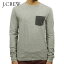 ジェイクルー ロンT メンズ 正規品 J.CREW 長袖Tシャツ SLIM LONG-SLEEVE CONTRAST-POCKET TEE D20S3