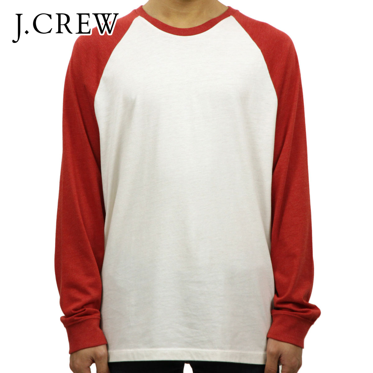 ジェイクルー ロンT メンズ 正規品 J.CREW 長袖Tシャツ LONG-SLEEVE BASEBALL TEE D20S30