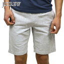 ジェイクルー ショートパンツ メンズ 正規品 J.CREW ボトムス 9 ATTERNED STADIUM SHORT IN LINEN-COTTON D20S30