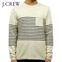 WFCN[ Z[^[ Y Ki J.CREW STRIPED CREWNECK SWEATER e6817 D00S20