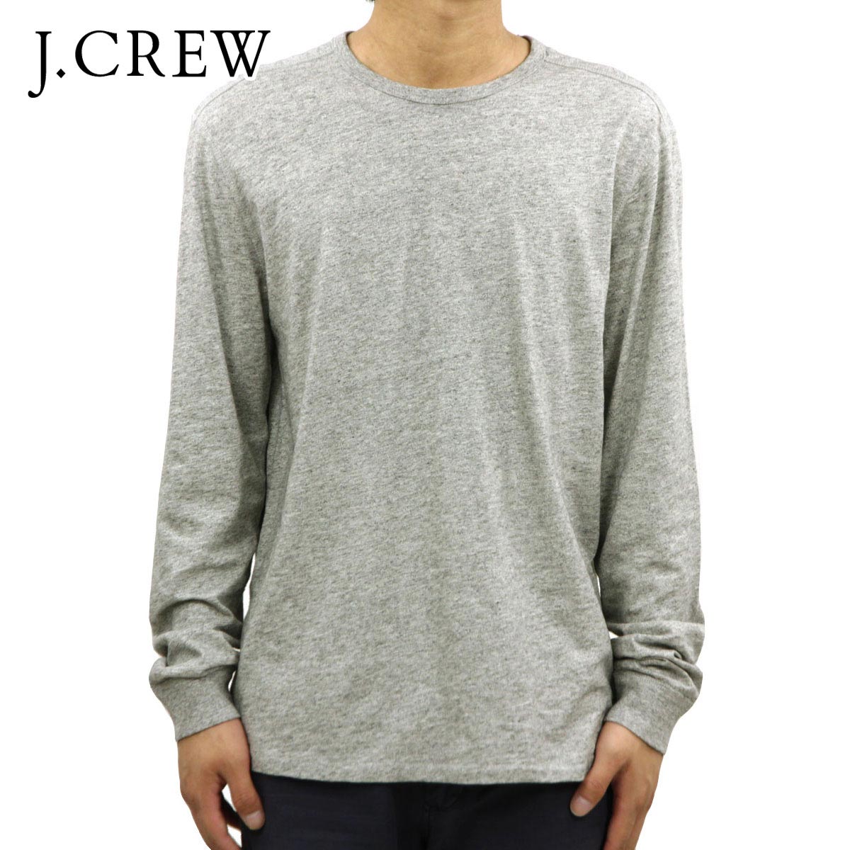 ジェイクルー ロンT メンズ 正規品 J.CREW 長袖Tシャツ LONG-SLEEVE TEXTURED COTTON T-SHIRT b4786 D00S20