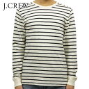 ジェイクルー ロンT メンズ 正規品 J.CREW 長袖Tシャツ LONG-SLEEVE DECK-STRIPED TEXTURED COTTON T-SHIRT c7931 D00S20