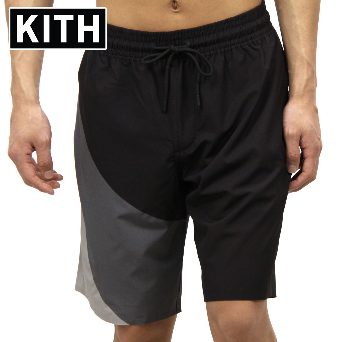     KITH ѥ KITH CONEY SWIM TRUNK KH7001-100 BLACK / GREY