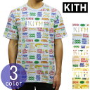 キス Tシャツ 正規品 KITH 半袖Tシャツ クルーネック KITH TREATS CIRCULAR TEE KH3371