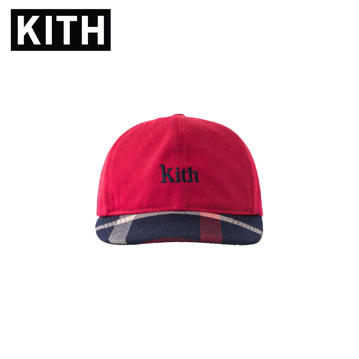 20%OFFZ[ y̔ 6/4 20:00`6/11 1:59z LX KITH Ki Y Xq Lbv KITH CREST FLAT CAP KH5188-110 NAVY / RED ̓ v[g bsO