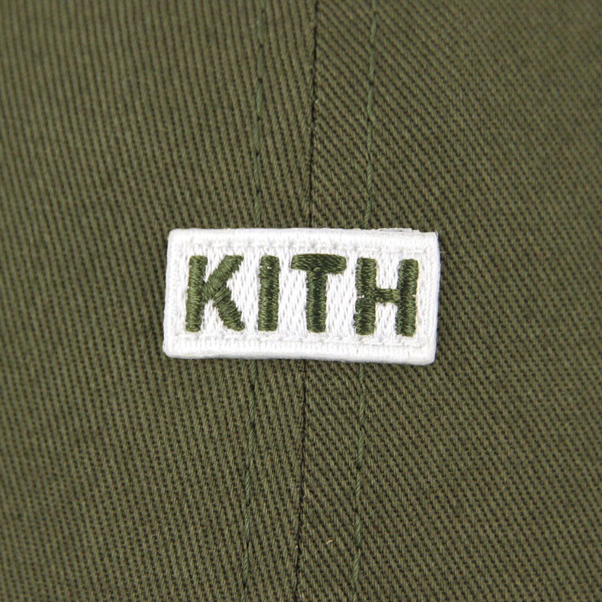 キス キャップ キッズ 正規品 KITH 帽子 ボックスロゴ 子供用 KITH KIDS CLASSIC CAP KHK5032-106 OLIVE
