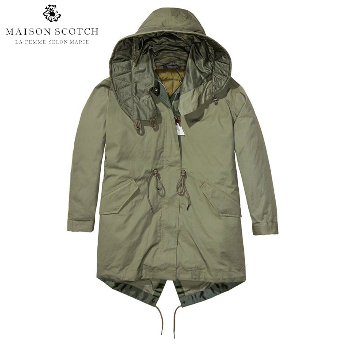 【ポイント10倍 5/9 20:00～5/16 1:59】 メゾンスコッチ MAISON SCOTCH 正規販売店 レディース アウター Window coat 101897 15 D00S20