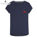 メゾンスコッチ MAISON SCOTCH 正規販売店 レディース 半袖Tシャツ VARIOUS STRIPES SHORTSLEEVE TEE 137406 21 COMBO E D00S15