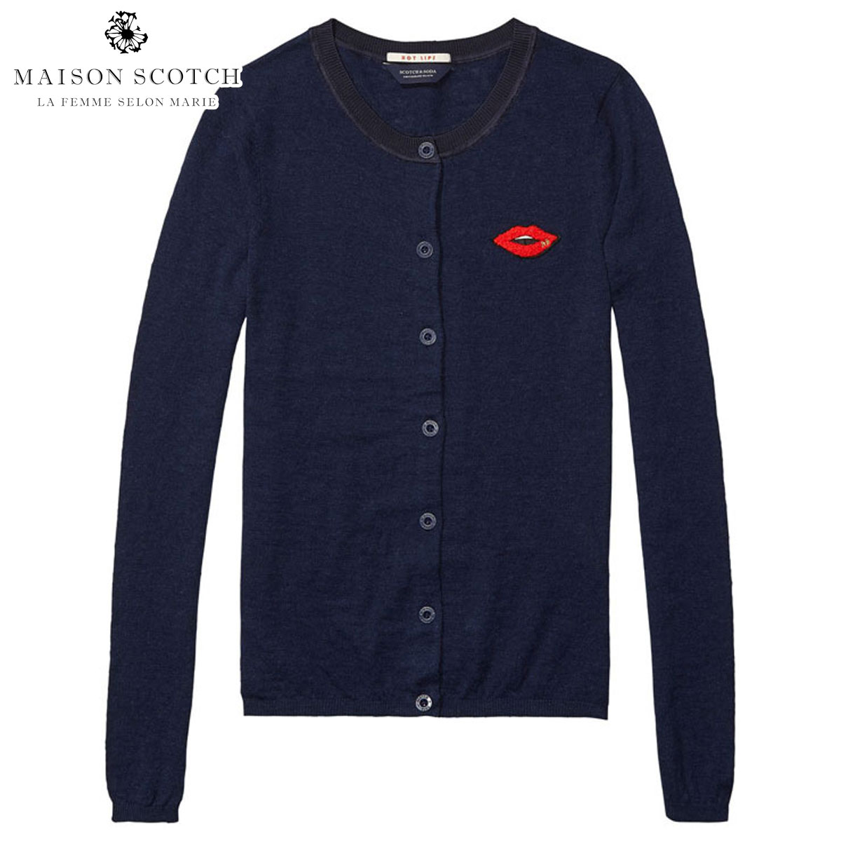 30%OFFݥ󥻡 Ѵ 6/4 20:006/11 1:59 ᥾󥹥å MAISON SCOTCH Ź ǥ ǥ CASHMERE MIX CARDIGAN 134917 51 INDIGO D00S15  ץ쥼 åԥ