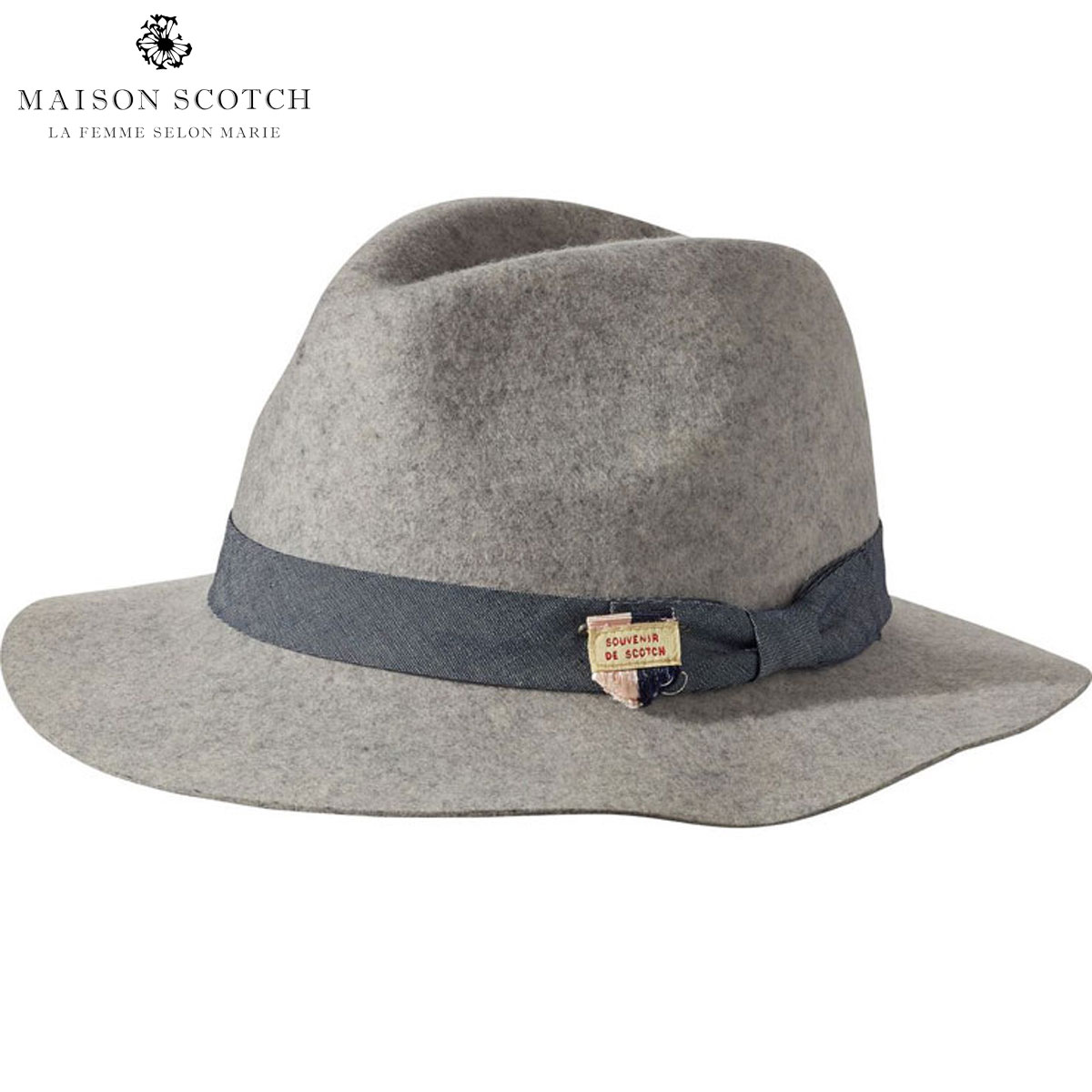 30%OFFZ[ y̔ 6/4 20:00`6/11 1:59z ]XRb` MAISON SCOTCH K̔X fB[X Xq nbg FELTED HAT 134963 0G GREY ME D00S15 ̓ v[g bsO