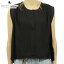 ᥾󥹥å MAISON SCOTCH Ź ǥ ̵ 󥯥ȥå MIXED FABRIC BOXY V-NECK TOP 143740 08 54426 BLACK