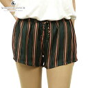 メゾンスコッチ MAISON SCOTCH 正規販売店 レディース ストライプ ショートパンツ SILKY FEEL PRINTED BOXY SHORT, S...