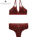 10%OFFセール 【販売期間 5/9 20:00〜5/16 1:59】 メゾンスコッチ MAISON SCOTCH 正規販売店 レディース ブラ&ショーツセッ...