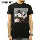 ミュージックティ バンドTシャツ メンズ 正規品 MUSIC TEE フォトT ロックTシャツ 半袖Tシャツ ニュー オーダー 権力の美学 NEW ORDER PCL NO TITLE MUSIC TEE