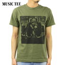 ミュージックティ バンドTシャツ メンズ 正規品 MUSIC TEE フォトT ロックTシャツ 半袖Tシャツ トゥーパック 2パック 2PAC BOLD ARMY MUSIC TEE