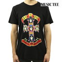 ミュージックティ メンズ バンドTシャツ 正規品 MUSIC TEE ロックTシャツ ガンズ・アンド・ローゼズ APPETITE FOR DESTRUCTION GUNS N' ROSES DRSTRUCTION MUSIC TEE