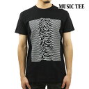 ミュージックティ メンズ バンドTシャツ 正規品 MUSIC TEE ロックTシャツ ジョイ・ディヴィジョン UNKNOWN PLEASURES JOY DIVISION UNKNOWN MUSIC TEE