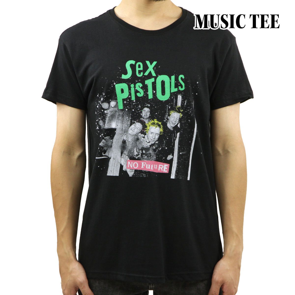 ミュージックティ メンズ バンドTシャツ 正規品 MUSIC TEE ロックTシャツ セックス・ピストルズ SEX PI..