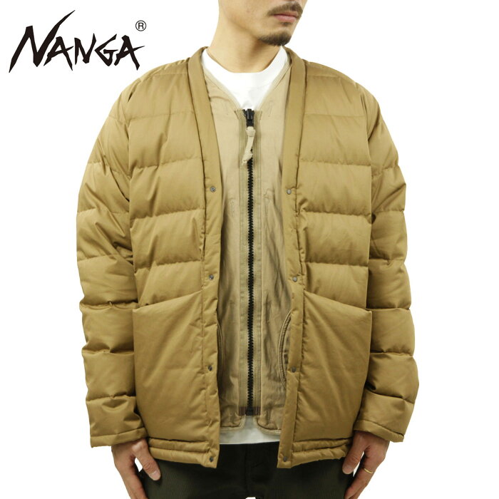 ナンガ ダウン メンズ レディース 正規販売店 NANGA アウター ダウンハンテン 半纏 DOWN PROOF COTTON DOWN HANTEN COYOTE