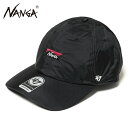 ナンガ オーロラ キャップ メンズ レディース 正規販売店 NANGA 帽子 NANGA×47 AURORA TEX CAP NS2411-3B019-A BLK BLACK