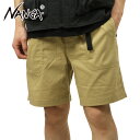 ナンガ メンズ ショートパンツ 正規販売店 NANGA ナイロン ハーフパンツ 短パン HINOC RIPSTOP FIELD SHORTS NW2421-1I208-A BEIGE