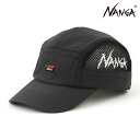 ナンガ メンズ レディース キャップ 正規販売店 NANGA メッシュ ジェットキャップ 帽子 DotAir MESH JET CAP NA2411-3B906 P.BLK PURE BLACK