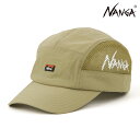 ナンガ メンズ レディース キャップ 正規販売店 NANGA メッシュ ジェットキャップ 帽子 DotAir MESH JET CAP NA2411-3B906-A BEG BEIGE