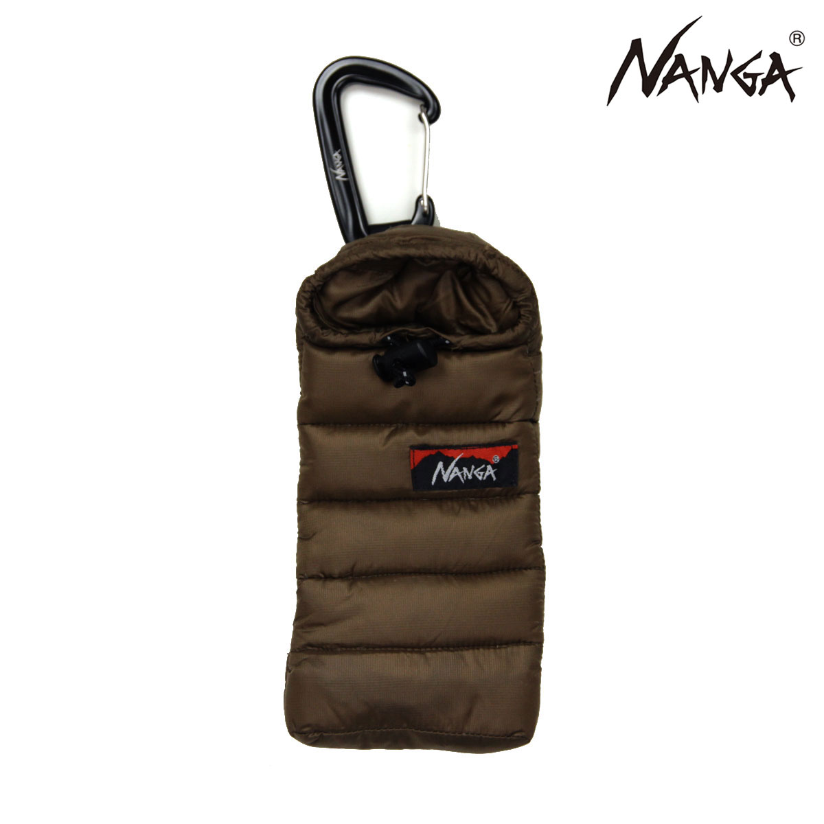 ナンガ メンズ レディース モバイルケース 正規販売店 NANGA スマホ ケース 寝袋 カラビナ付き MINI SLEEPING BAG PHONE CASE NA2253-3A204 COYOTE 父の日 プレゼント ラッピング