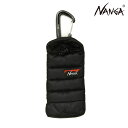 ナンガ メンズ レディース モバイルケース 正規販売店 NANGA スマホ ケース 寝袋 カラビナ付き MINI SLEEPING BAG PHONE CASE NA2253-3A204 BLACK