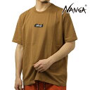 iK Y TVc K̔X NANGA N[lbN |Cg S ECO HYBRID MT LOGO TEE CAMEL NW2211-1G208 CAMEL