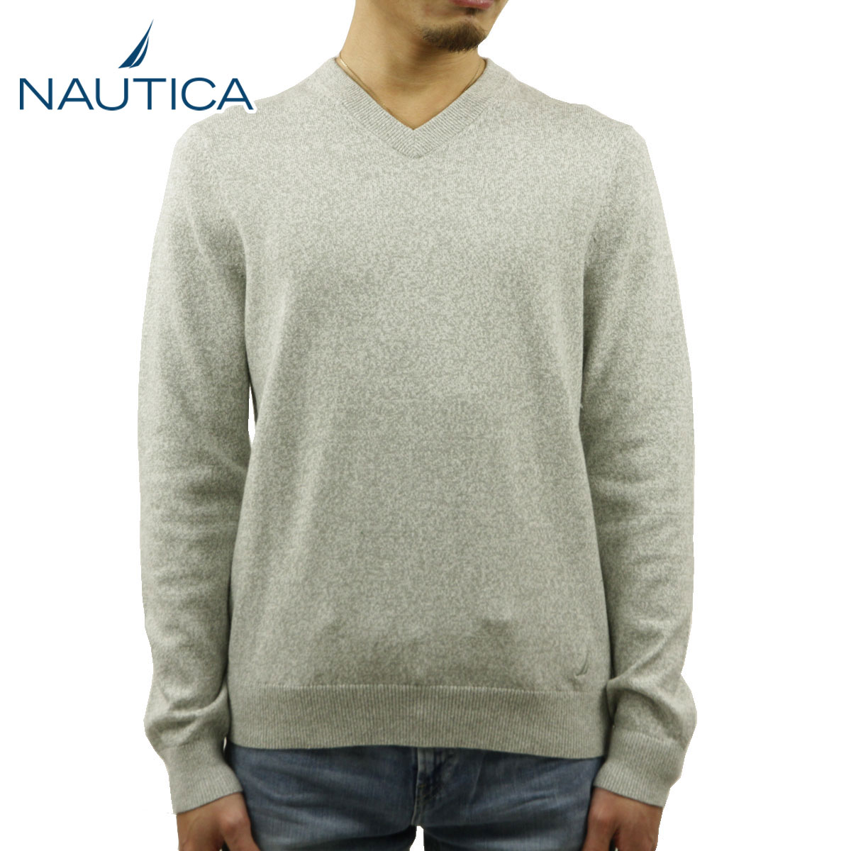 ノーティカ NAUTICA 正規品 メンズ セーター V-NECK SWEATER D00S20 父の日 プレゼント ラッピング